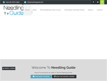 Tablet Screenshot of needlingguide.com
